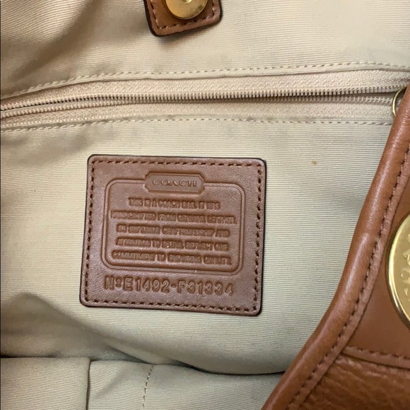 Leather Coach Bag